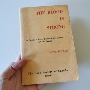 1959 Cape Breton Drama Play Vintage Lister Sinclair Early Scottish Settlement